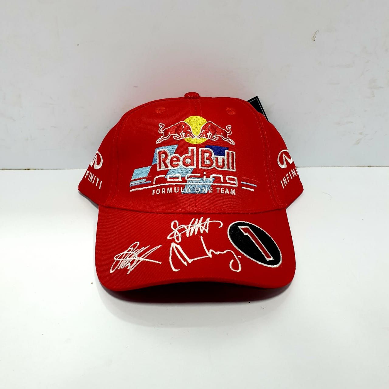 Redbull Formula 1 Side Signature Red Cap